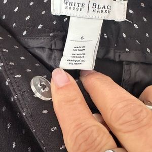 This is a nice black and silver dots pant